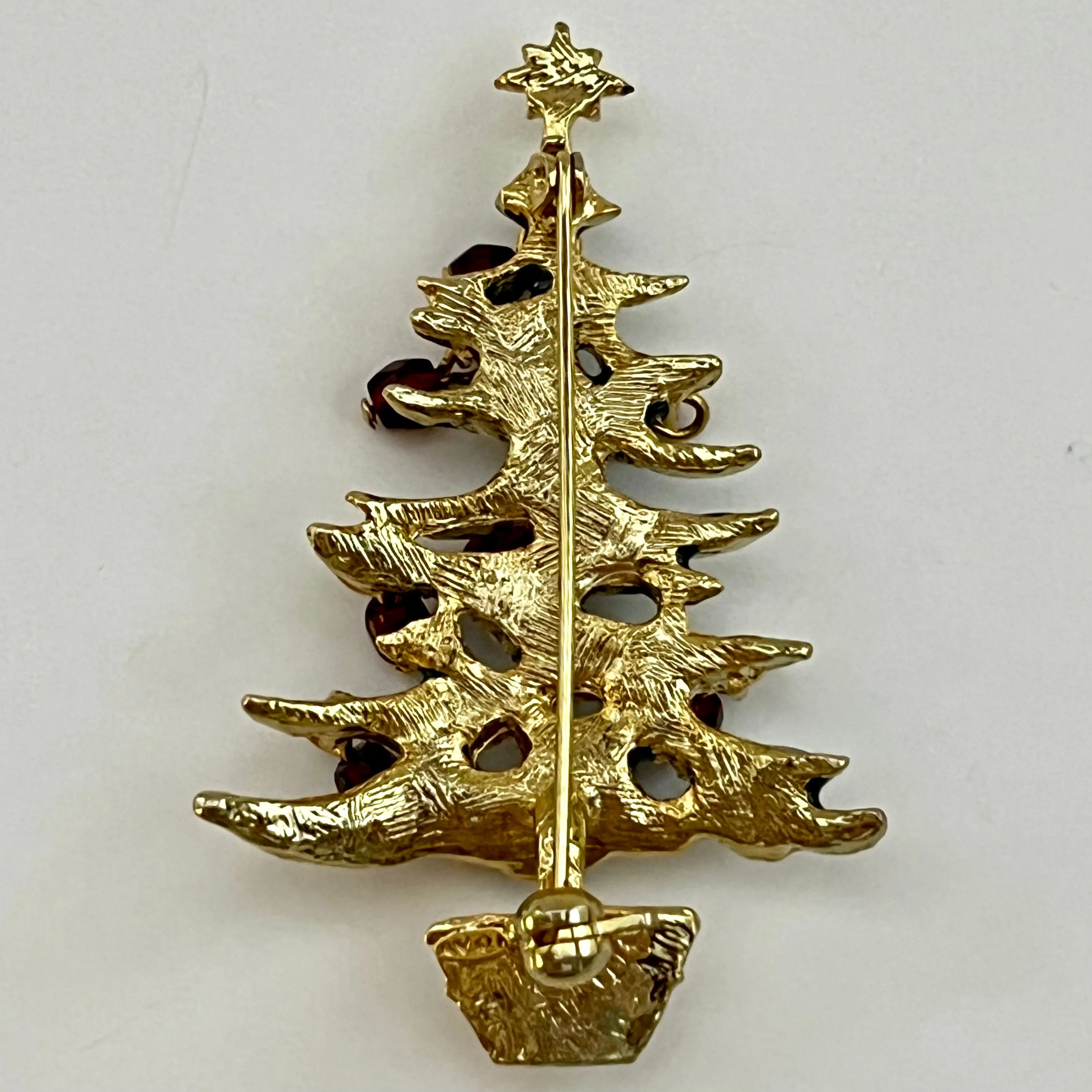 2000 Avon Holiday Ornament Tree Brooch