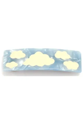 Acrylic Sky with Clouds Barrette