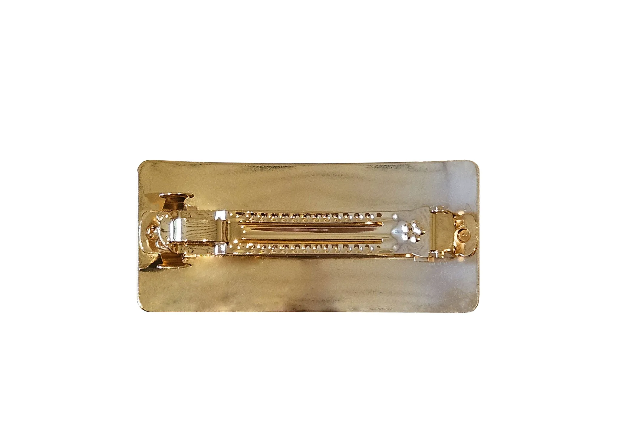 Adeline Barrette Clip - Brushed Gold