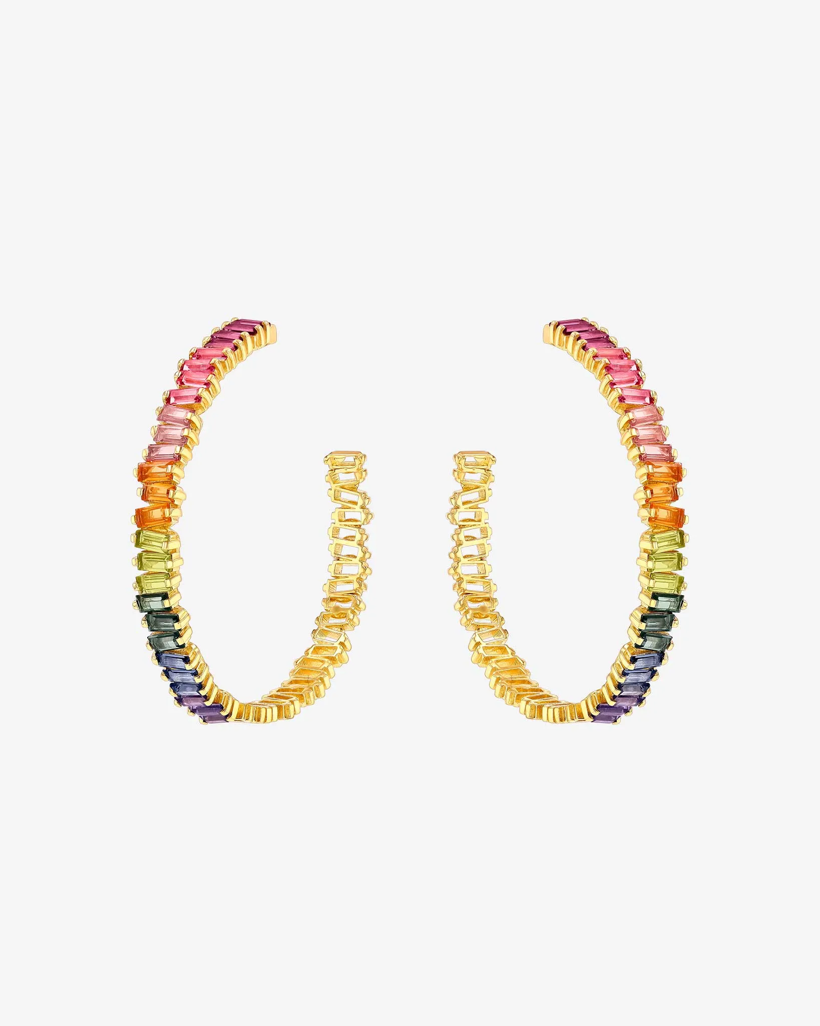 Amalfi Horizontal Rainbow Milli Hoops