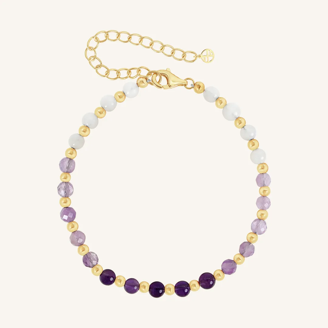 Amethyst Ombre Bracelet - Stone of Peace