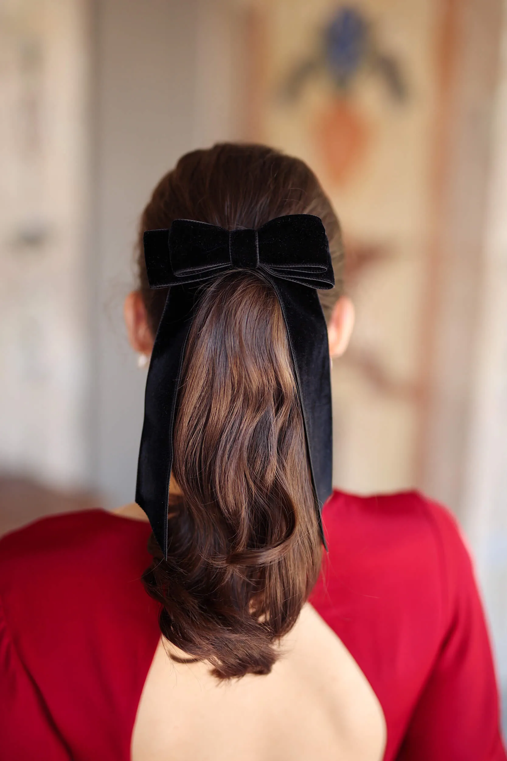 Anni Velvet Hair Bow