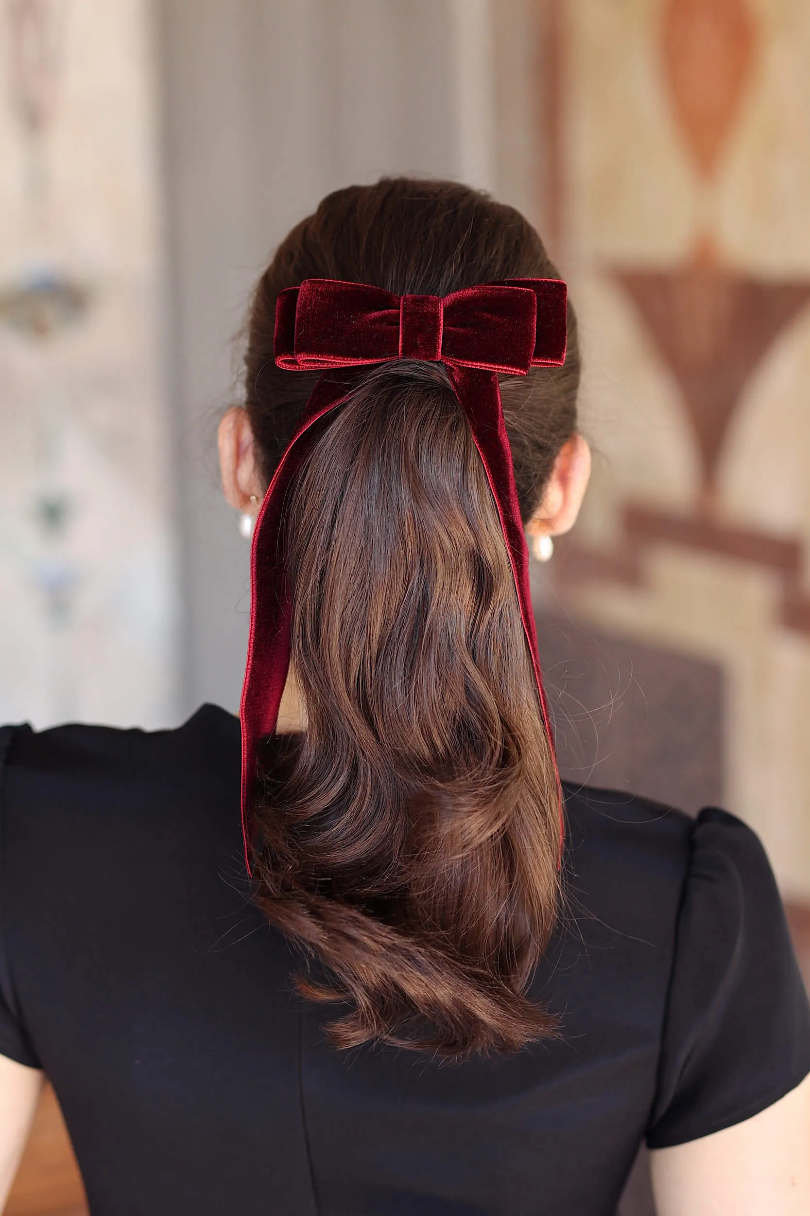 Anni Velvet Hair Bow