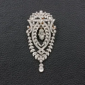 Antique Diamond Brooch in Box