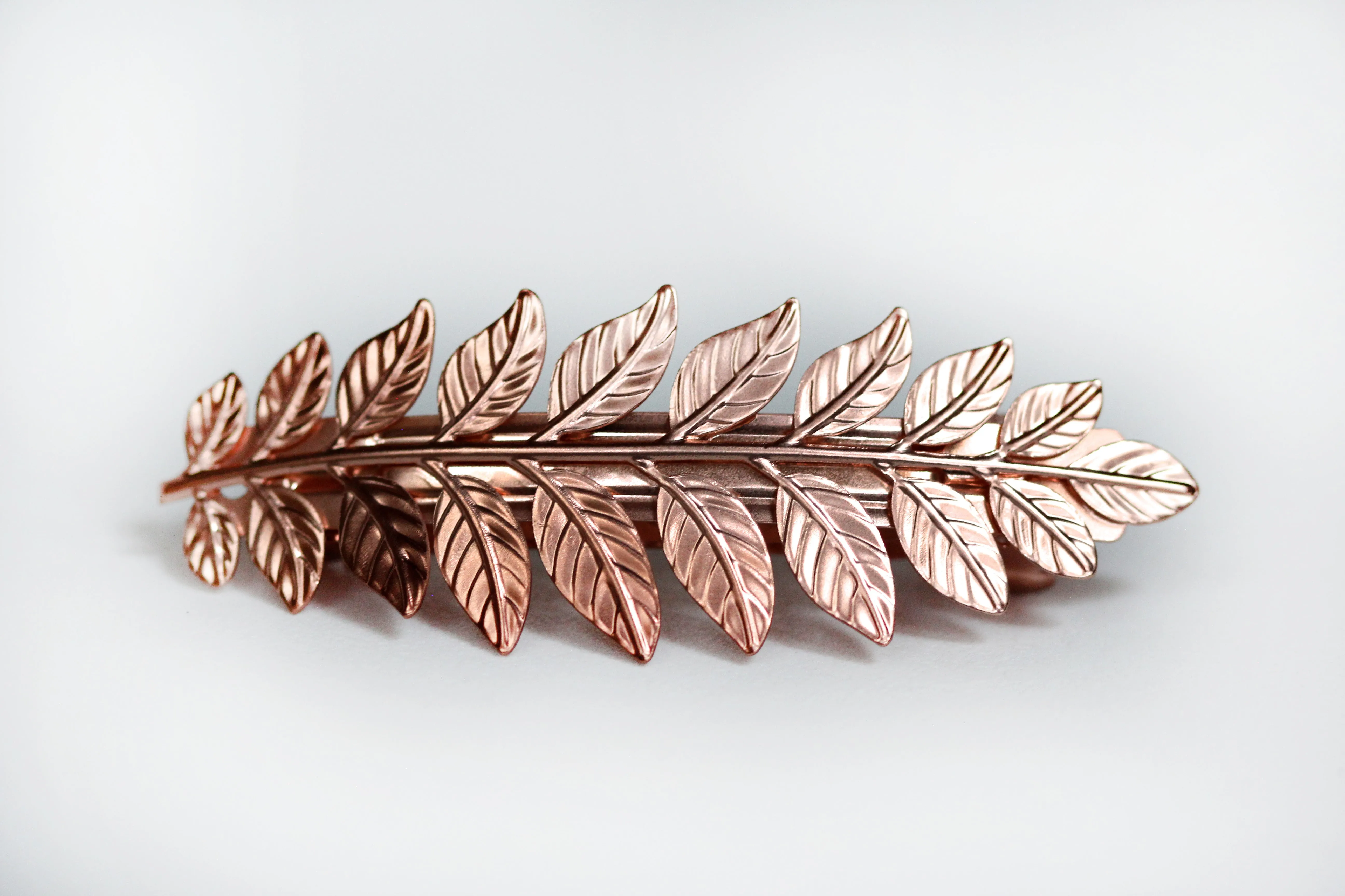 Athena Leaf Barrette