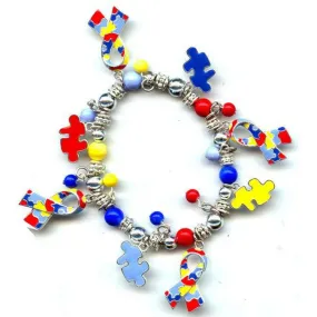 Autism Awareness Charm Bracelet