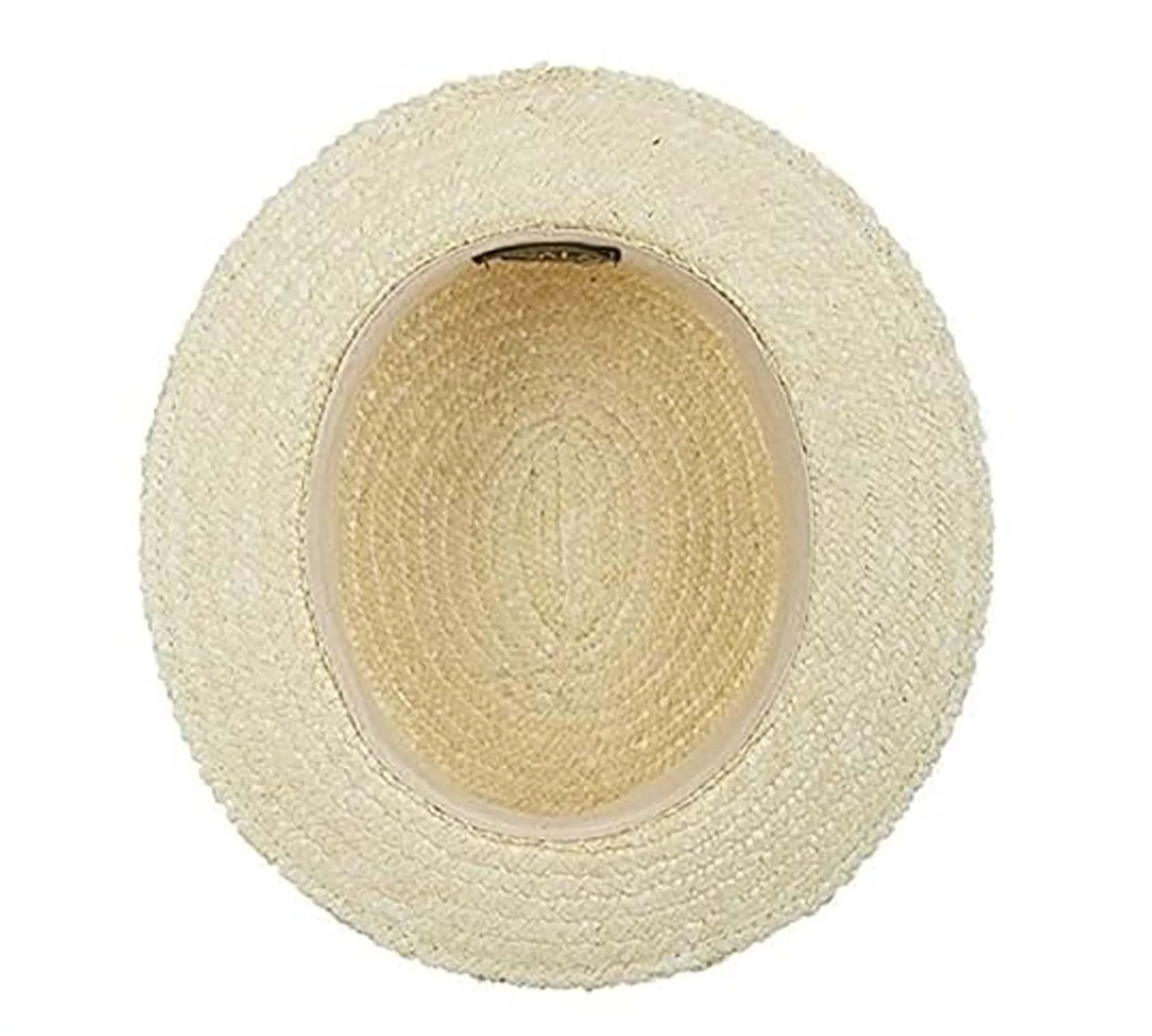 B Scala "GONDOLA" Dress Straw 1 Piece 10/11Mm Laichow Braid Boater Hat, #MS369