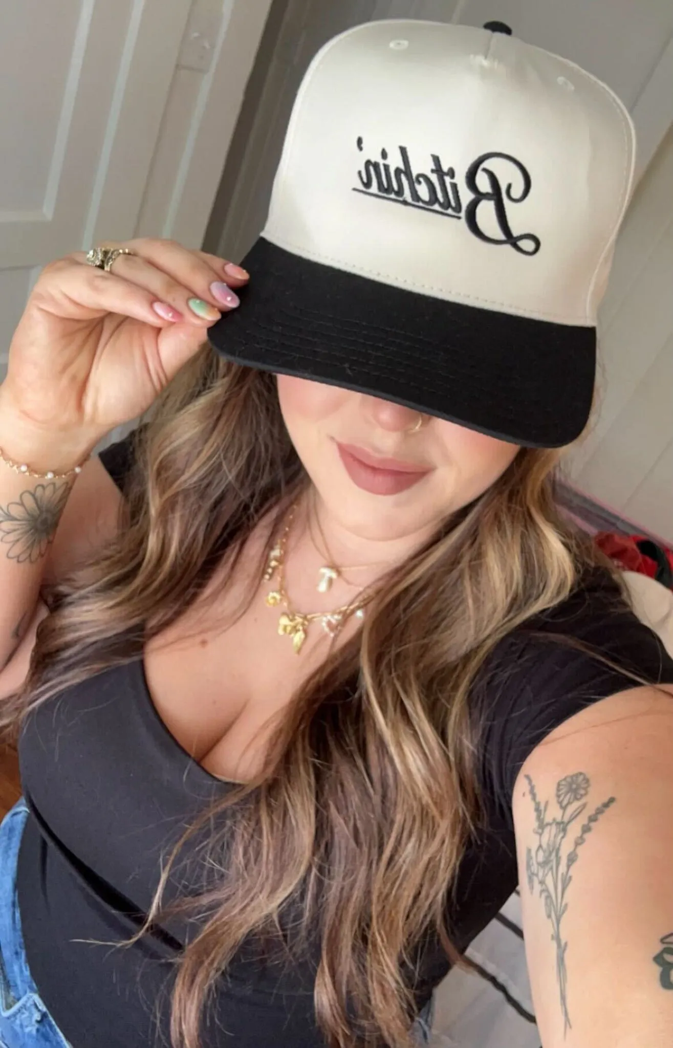 Bitchin' Embroidered Hat- Black