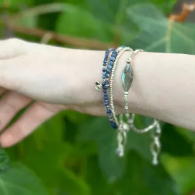 Blue Lily Bracelet