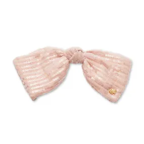 BLUSH PALOMA SEQUIN BOW BARRETTE