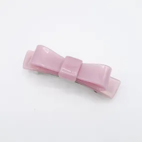 cellulose acetate bow hair barrette