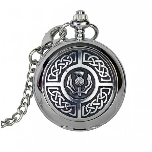 Celtic Thistle Pocket Watch (PW103 CB)