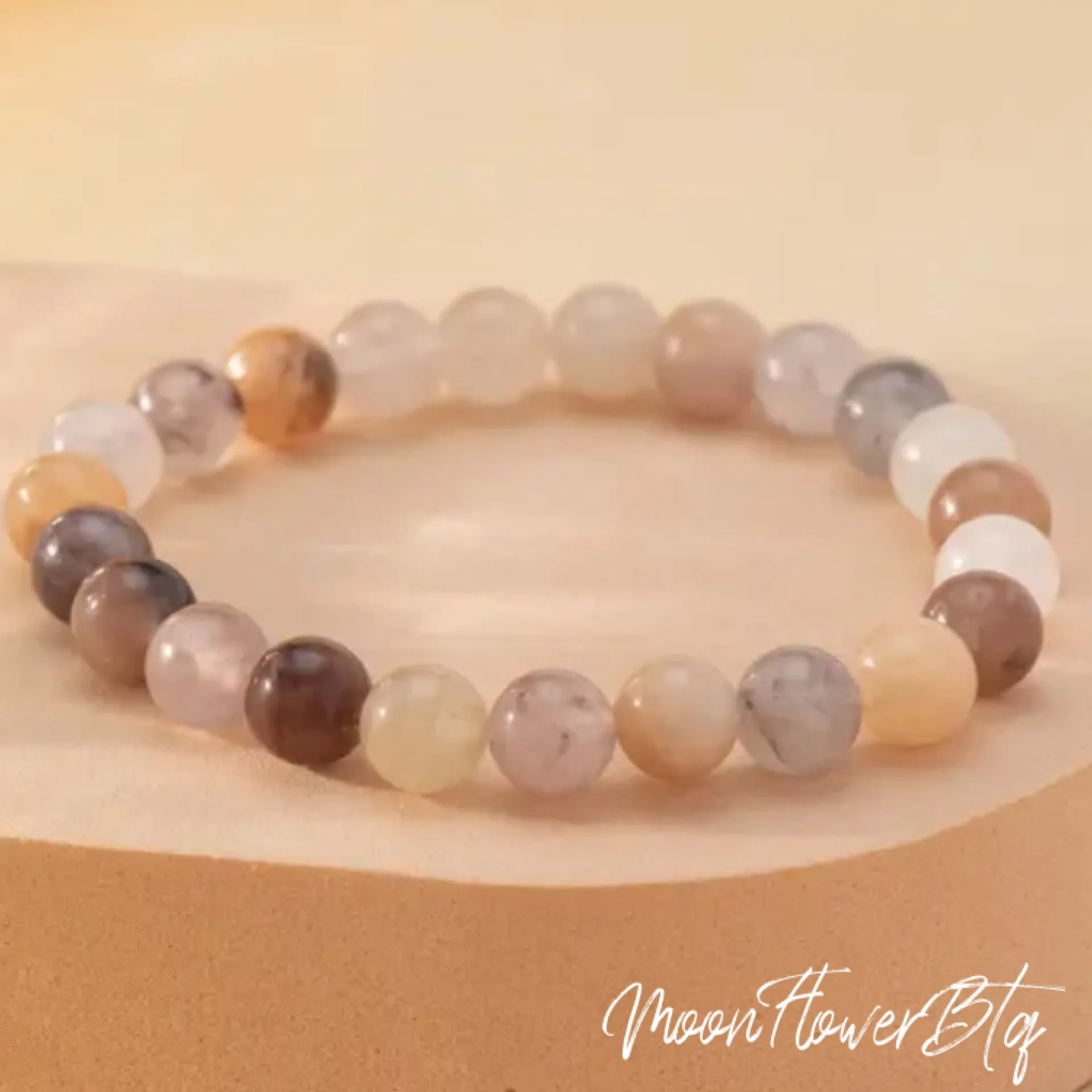 Cherry Agate Natural Stone Bracelet