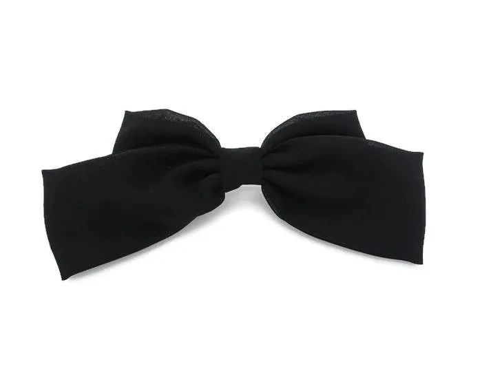 Chiffon Black hair Bow Series Bow claw,Bow barrette,Bow banana clip Spring Summer Hair Accessories for Women