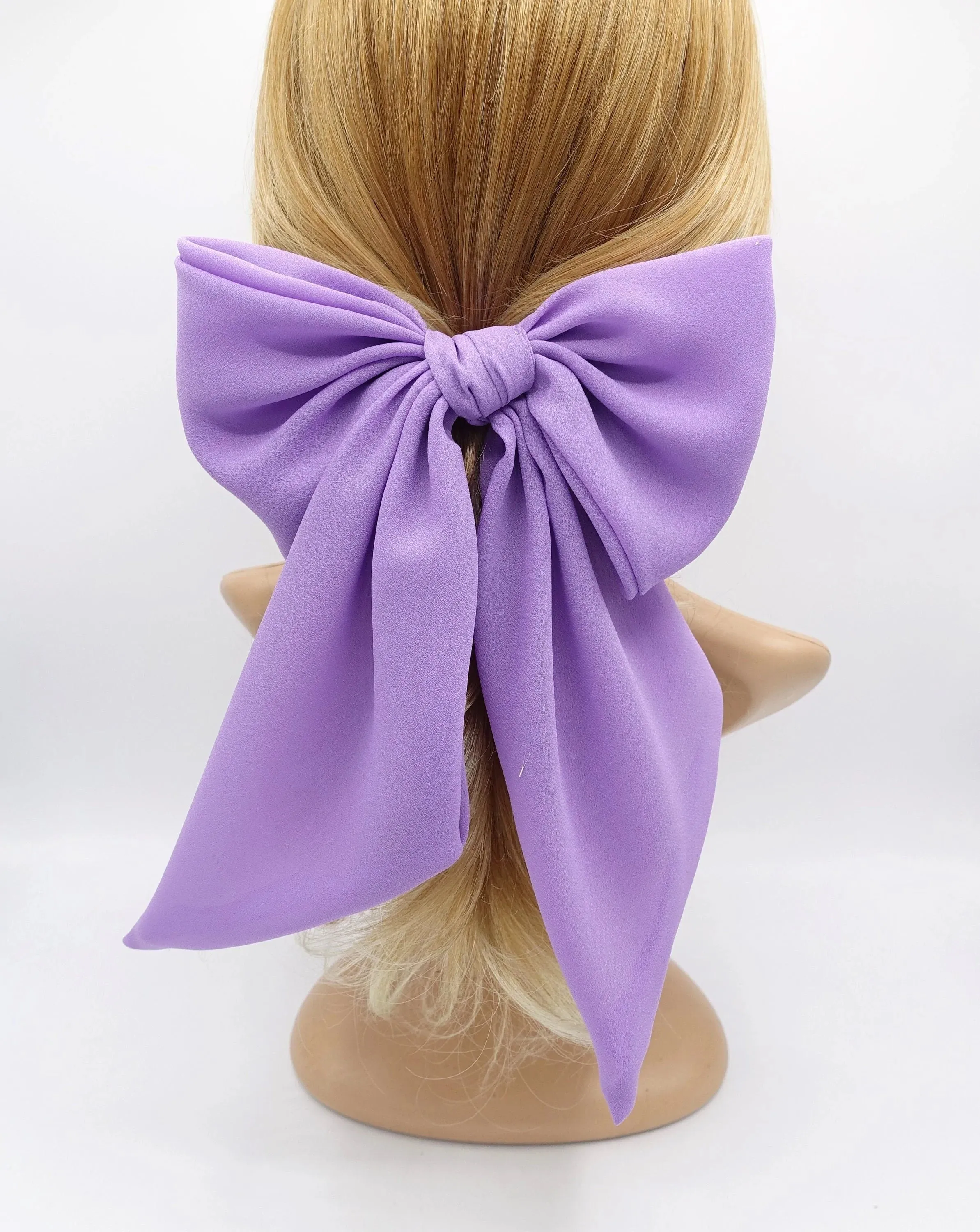 chiffon giant hair bow for women