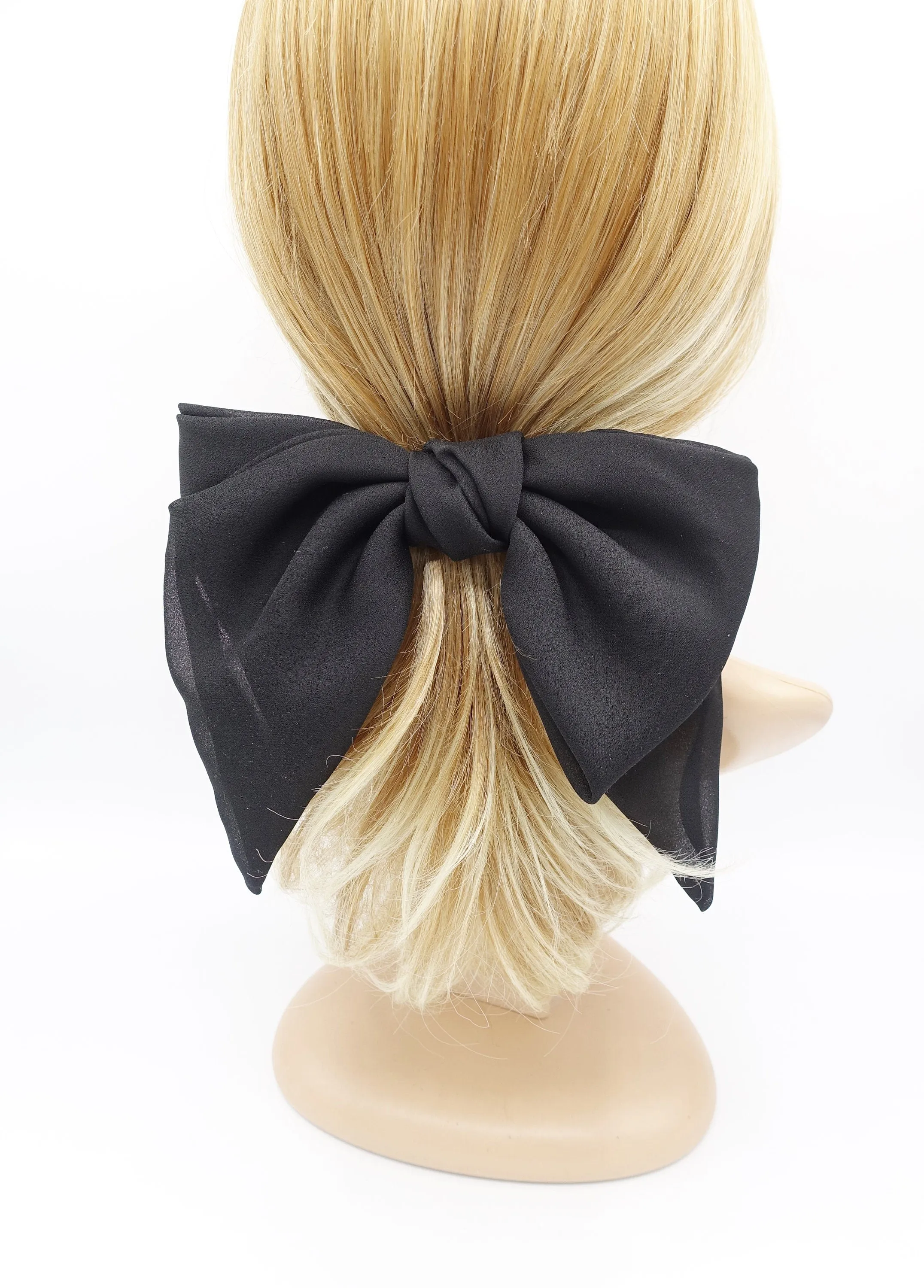 chiffon hair bow, Aura hair bow, must-have hair bows for women