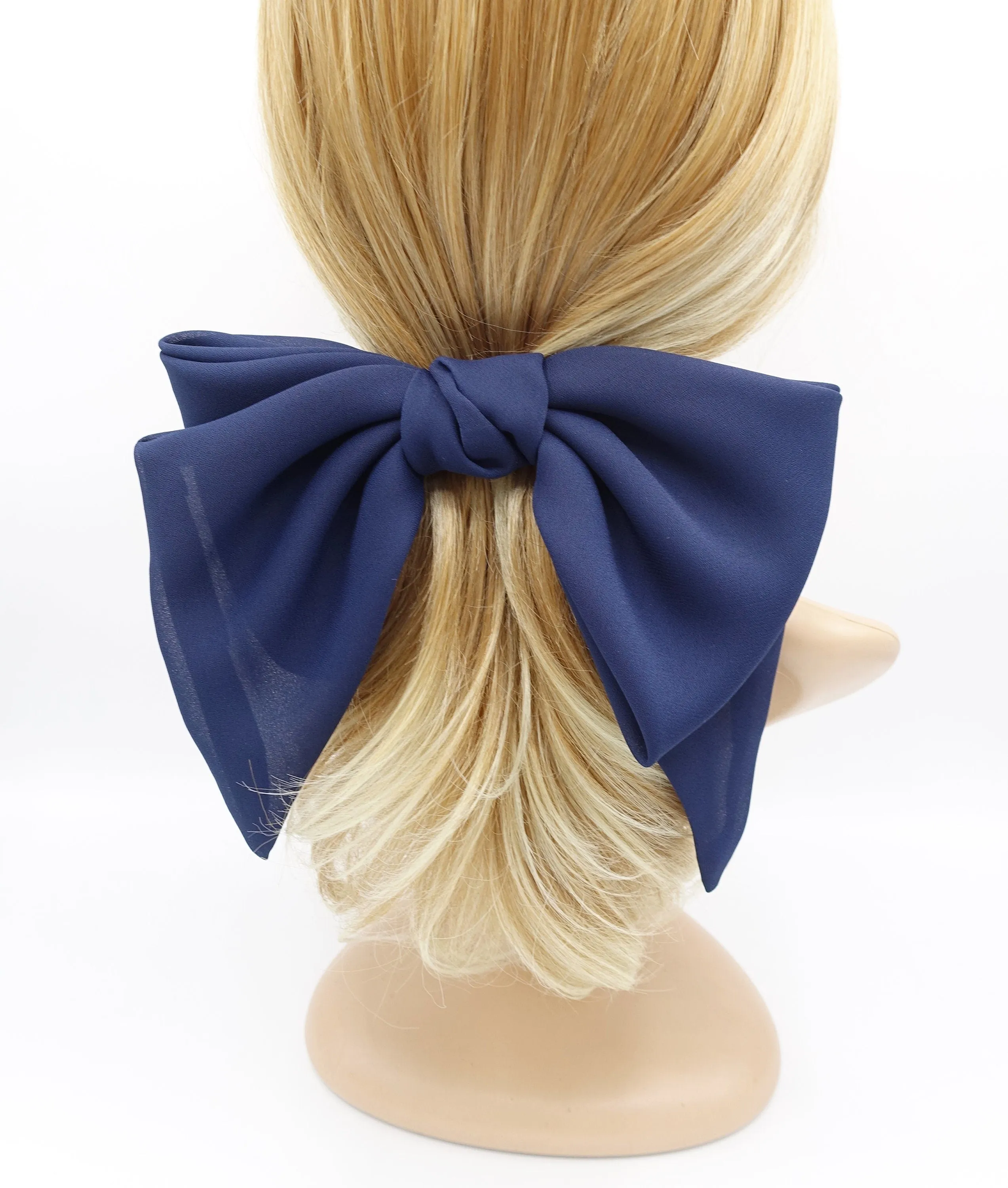 chiffon hair bow, Aura hair bow, must-have hair bows for women