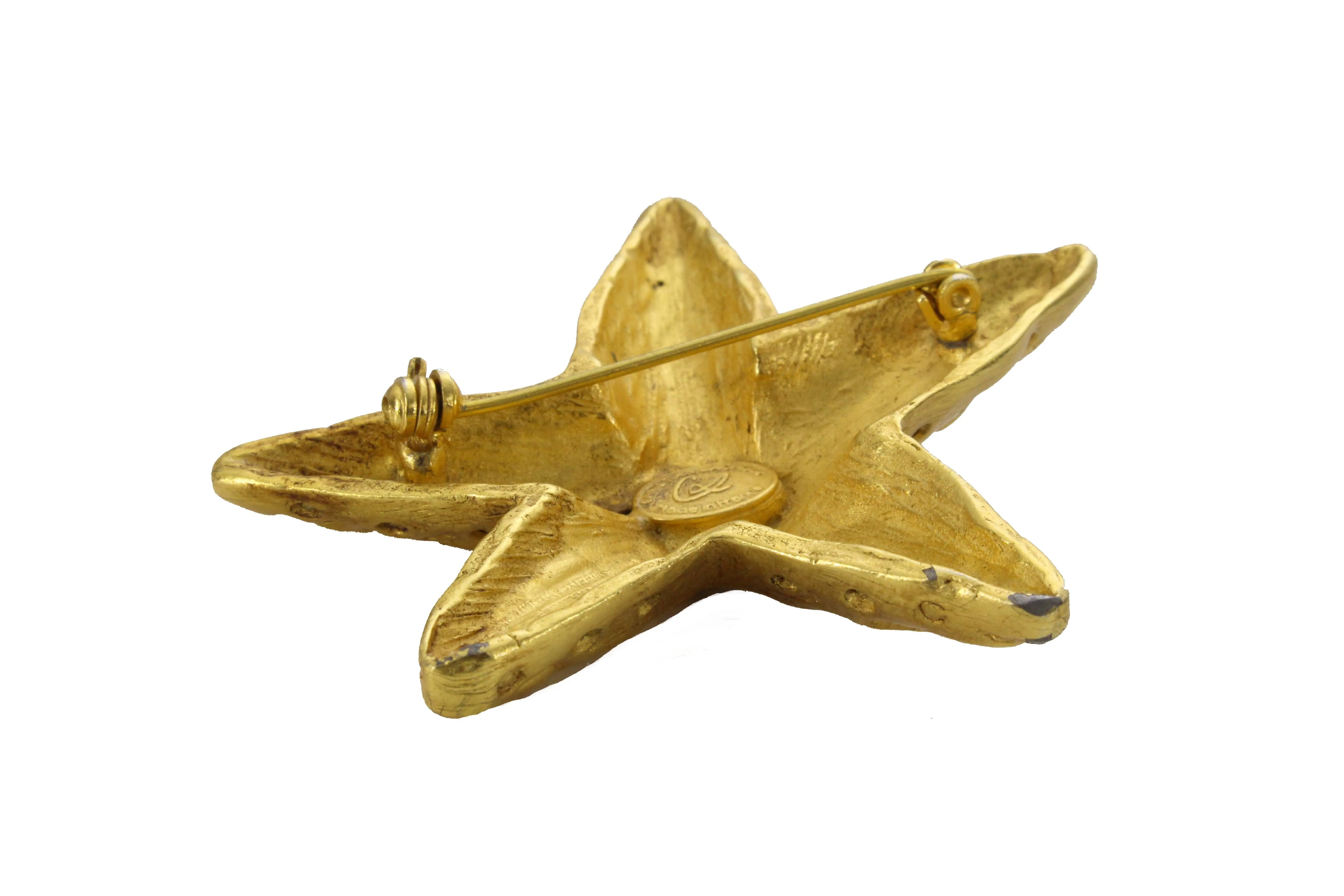 CHRISTIAN LACROIX starfish brooch