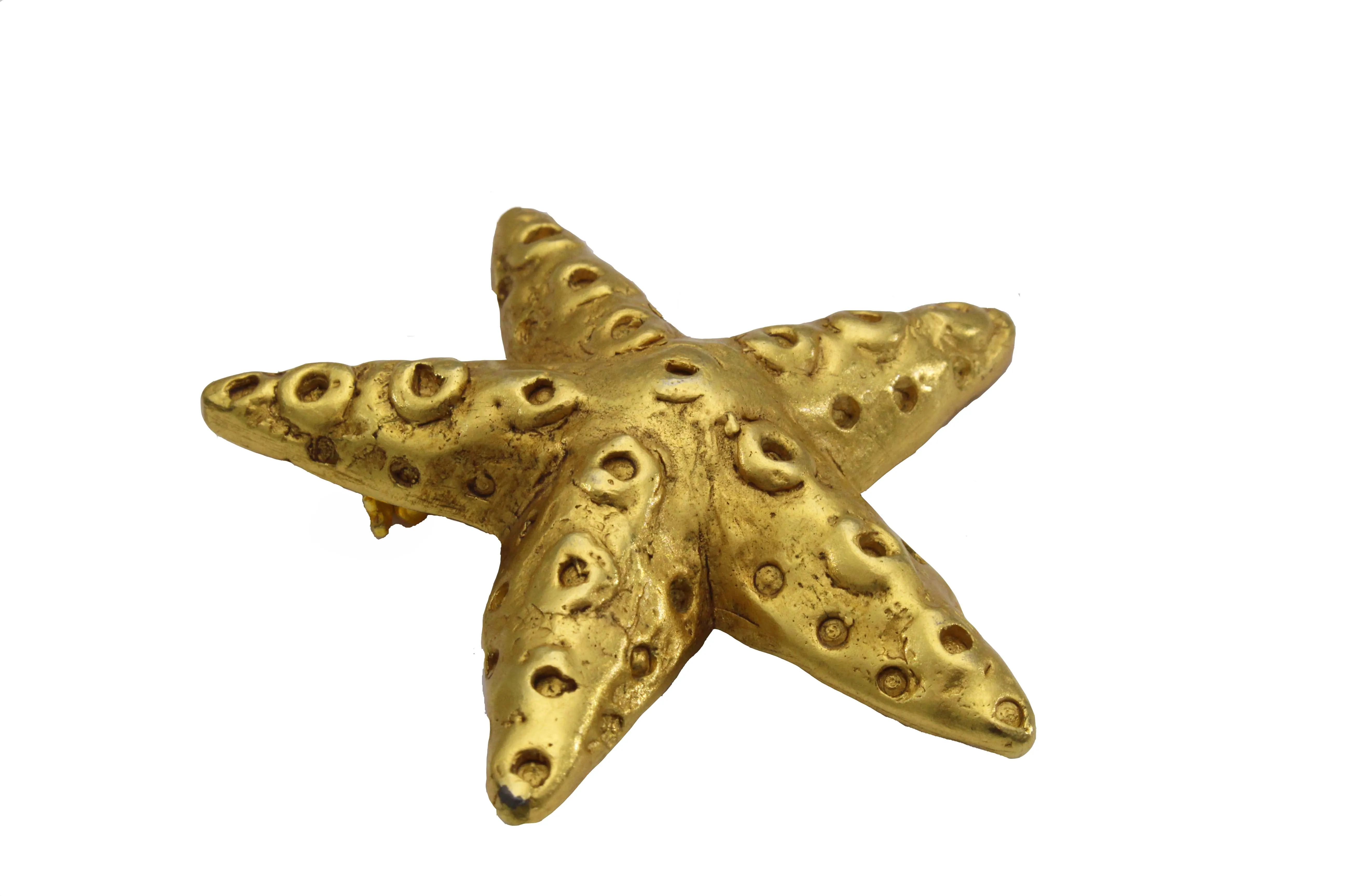 CHRISTIAN LACROIX starfish brooch