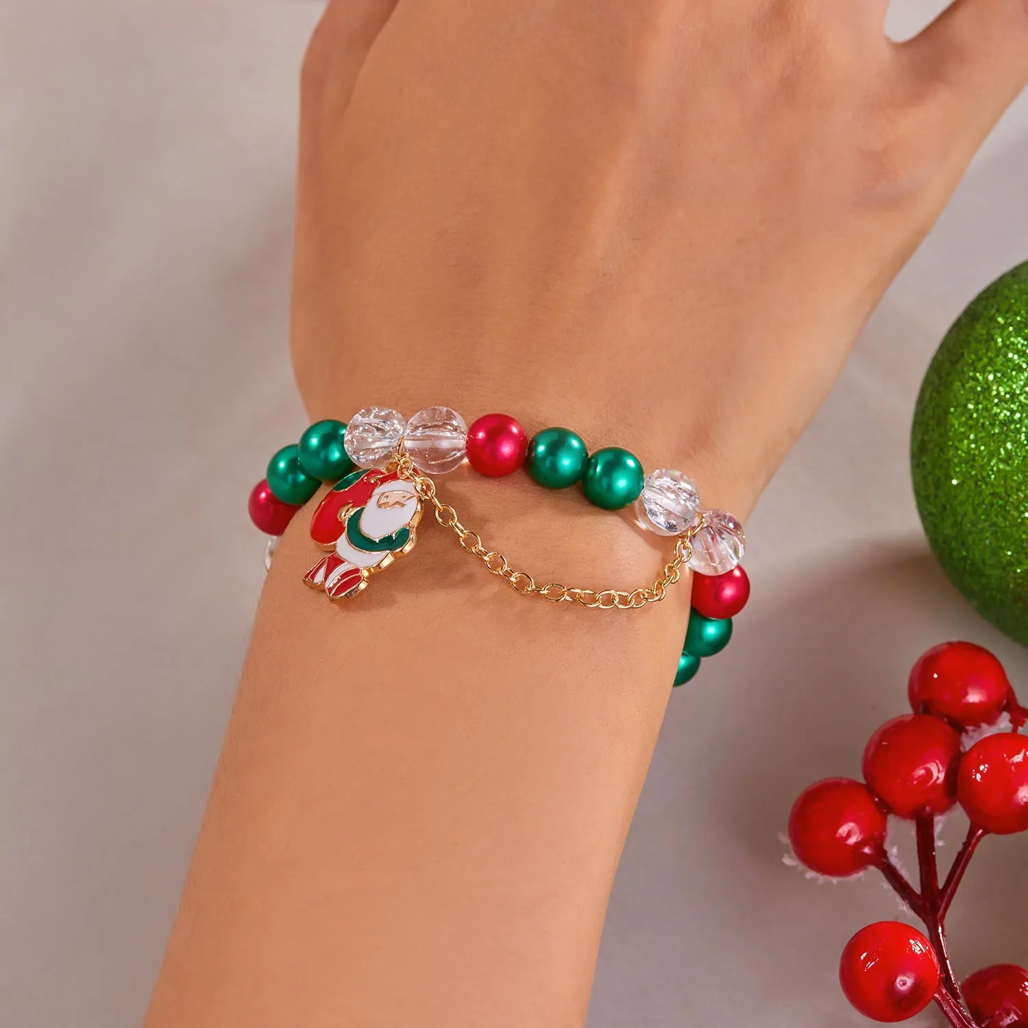 Christmas Bracelet Stylish Pendant Women's