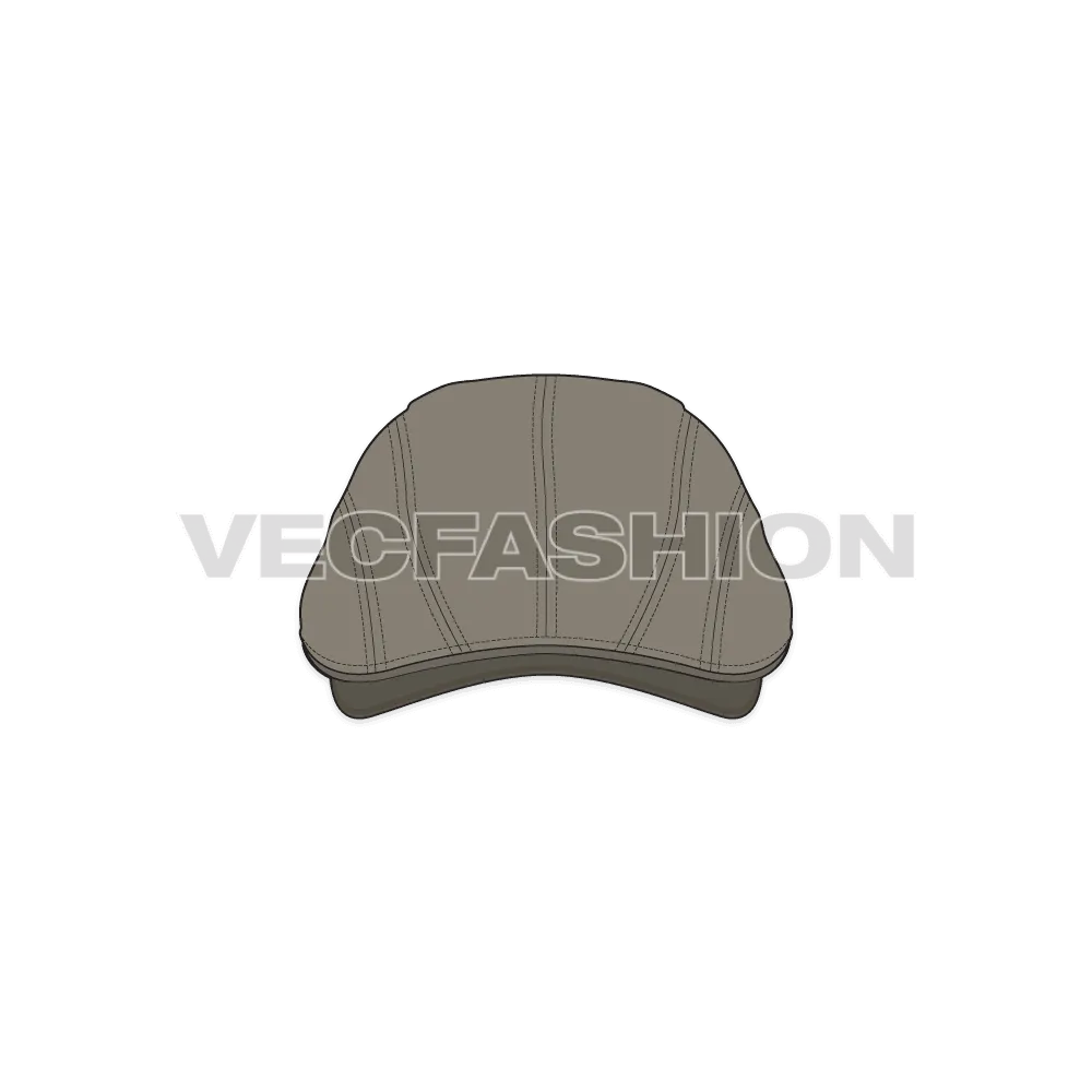 Classic Flat Cap Vector