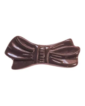 Classic Hardware Retrolite Baby Bow Barrette in Brown