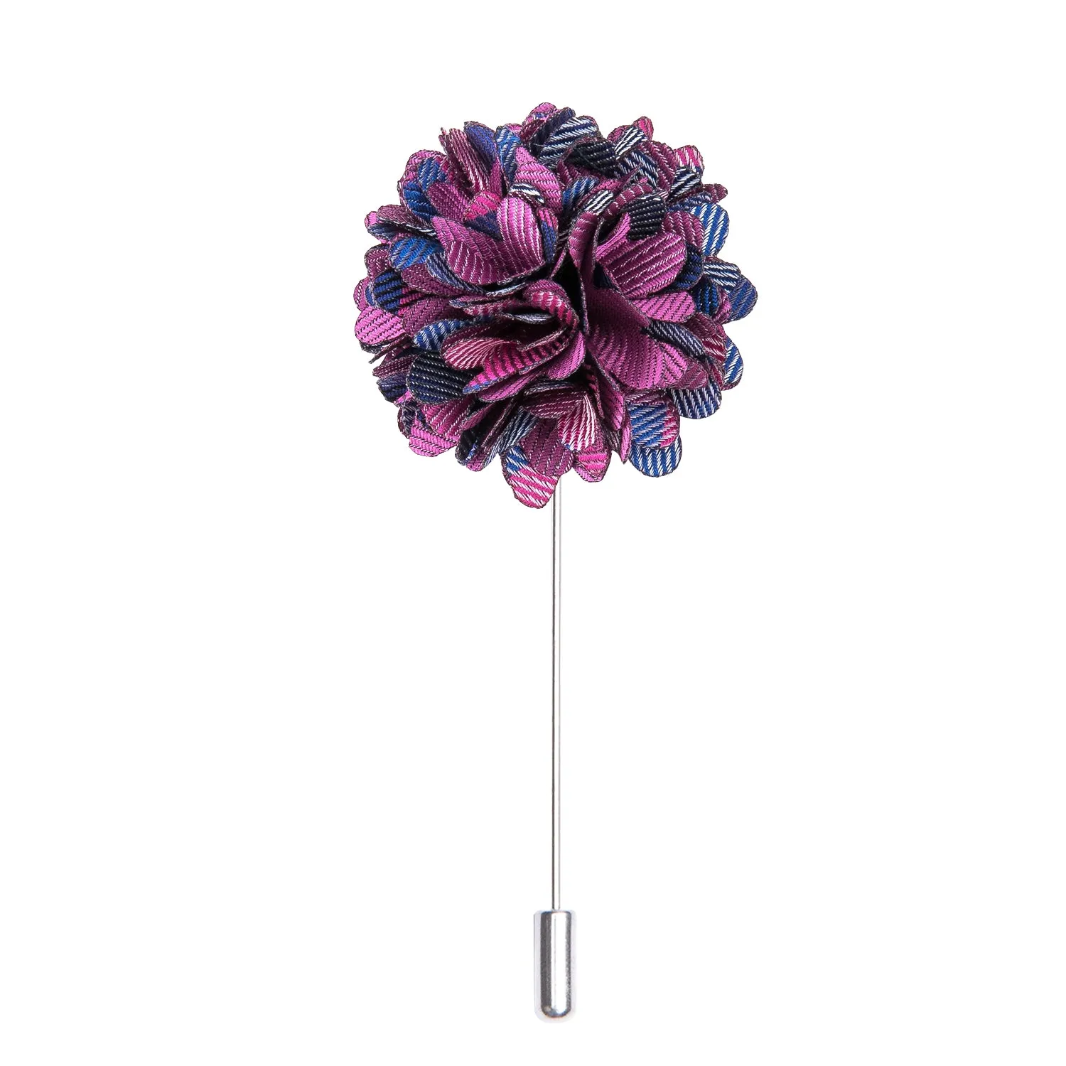 Colorful Floral Lapel Pin Hi-Tie Wedding Brooch