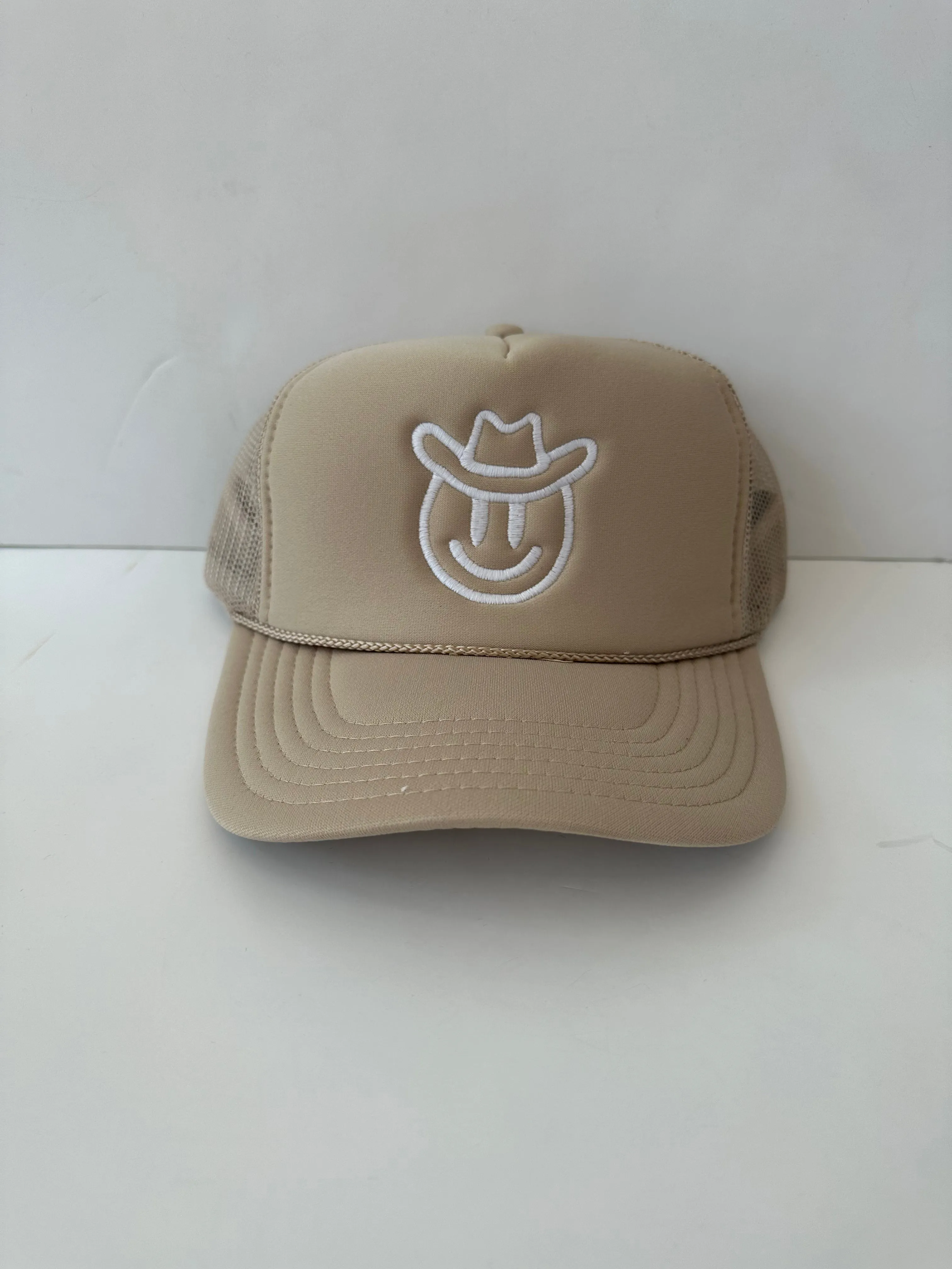 Cowboy Smiley Trucker Hat