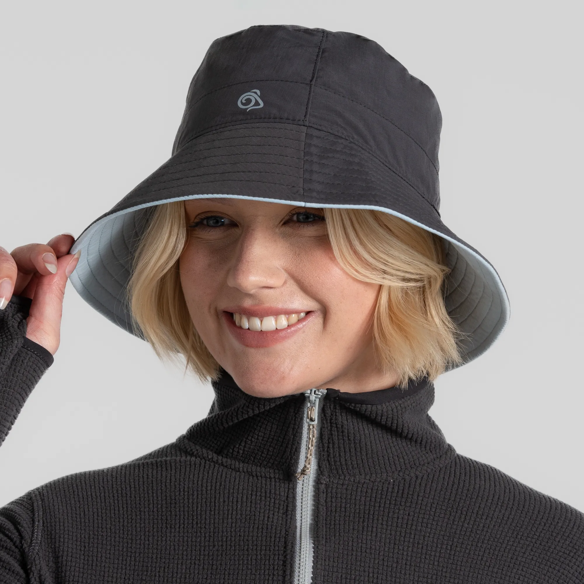 Craghoppers Nosilife Sun Hat Iii Black Pepper / Niagara Blue | Buy Craghoppers Nosilife Sun Hat Iii Black Pepper / Niagara Blue here | Outnorth