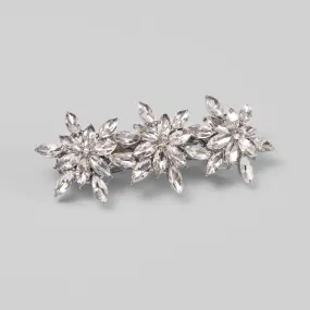 Crystal Floral Burst Barrette