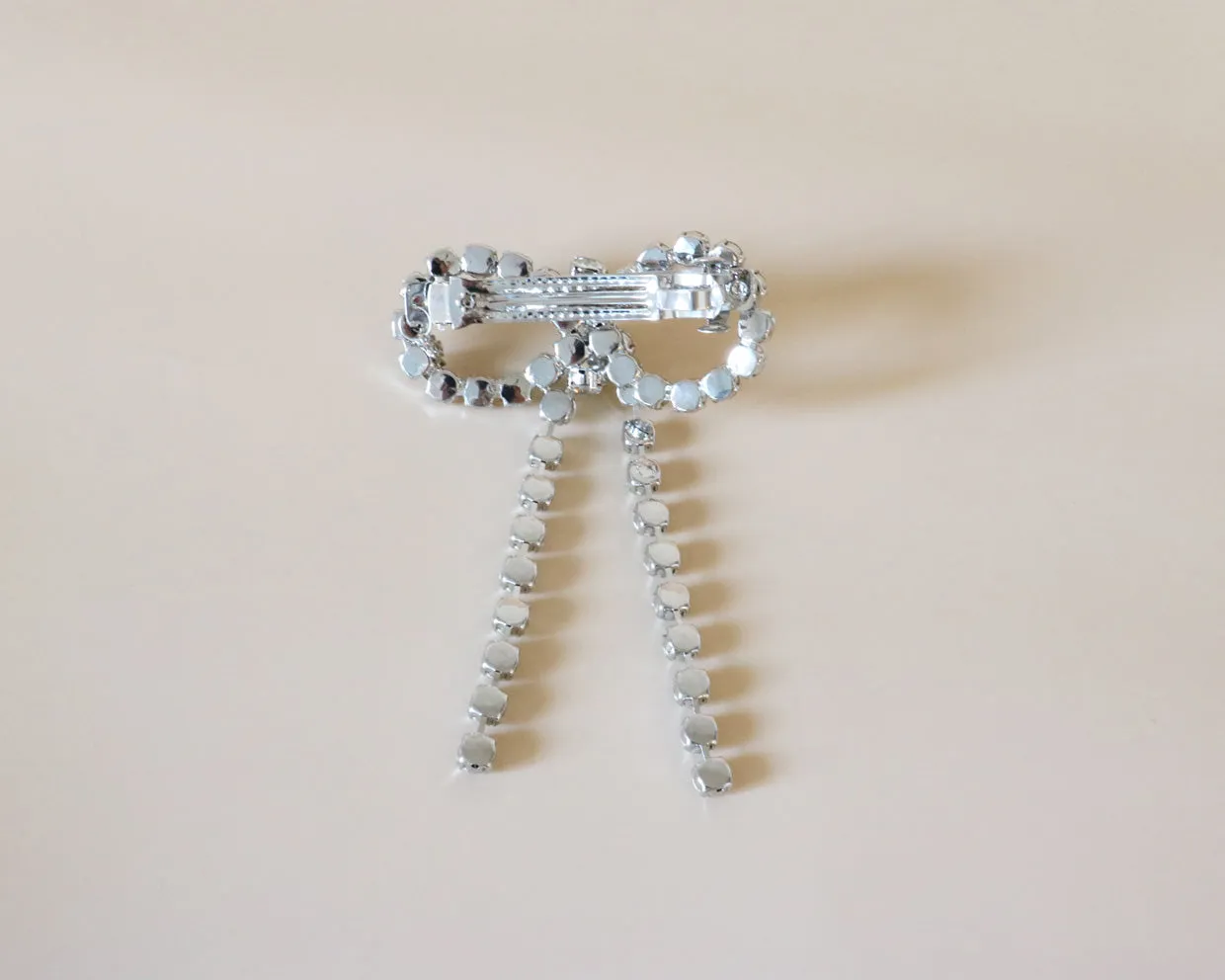 Crystal Ribbon Barrette