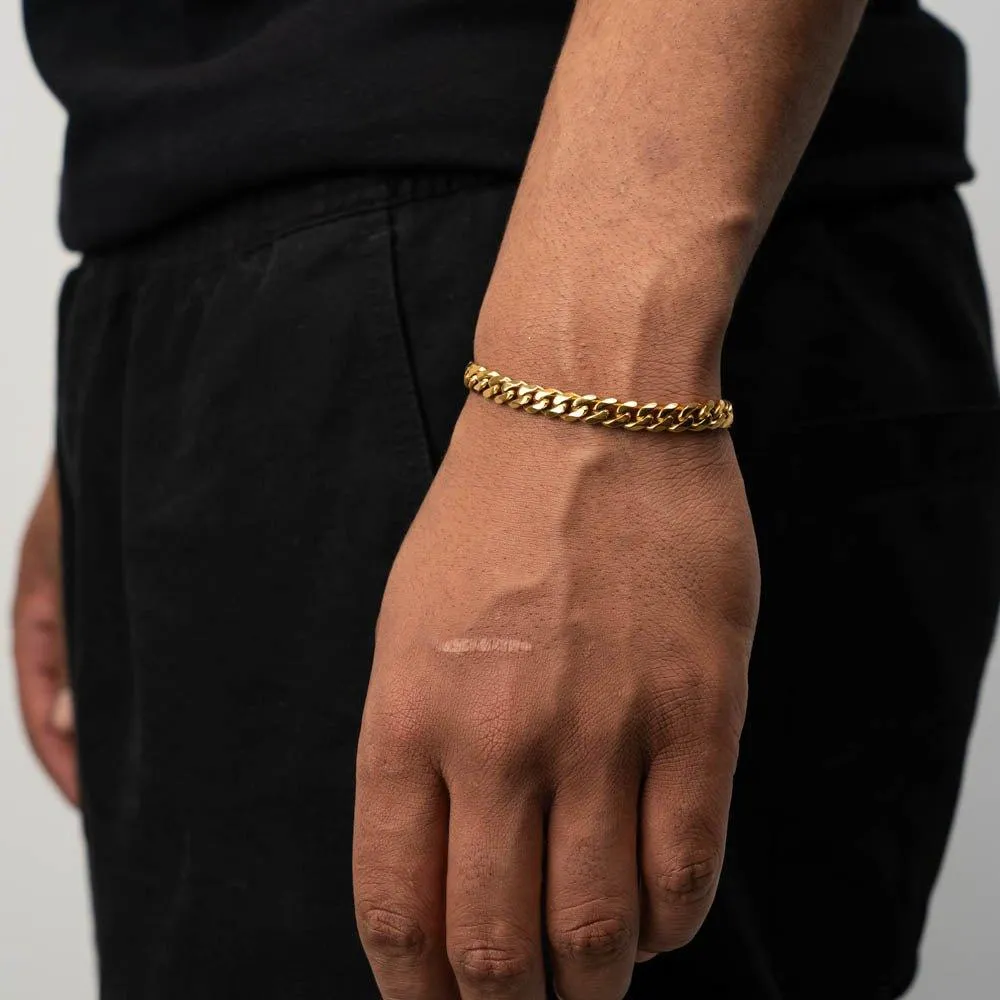 Cuban Bracelet (Gold) 5MM