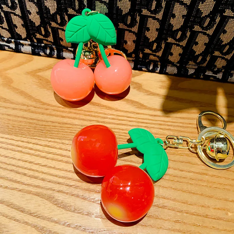 Cute cherry keychain #K3880