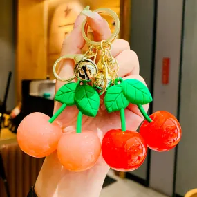 Cute cherry keychain #K3880