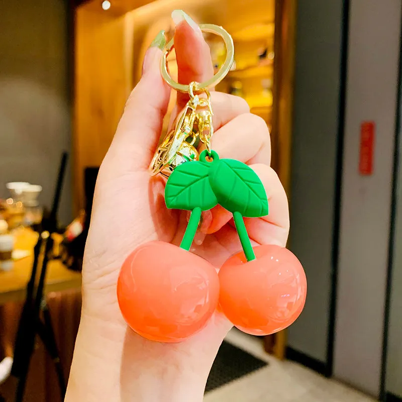 Cute cherry keychain #K3880