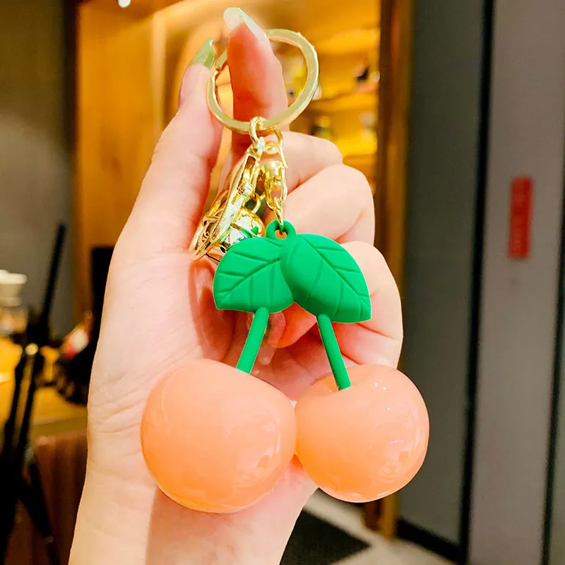 Cute cherry keychain #K3880