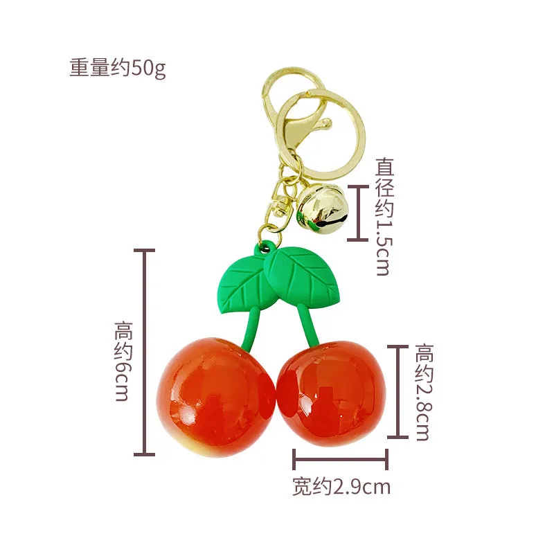 Cute cherry keychain #K3880