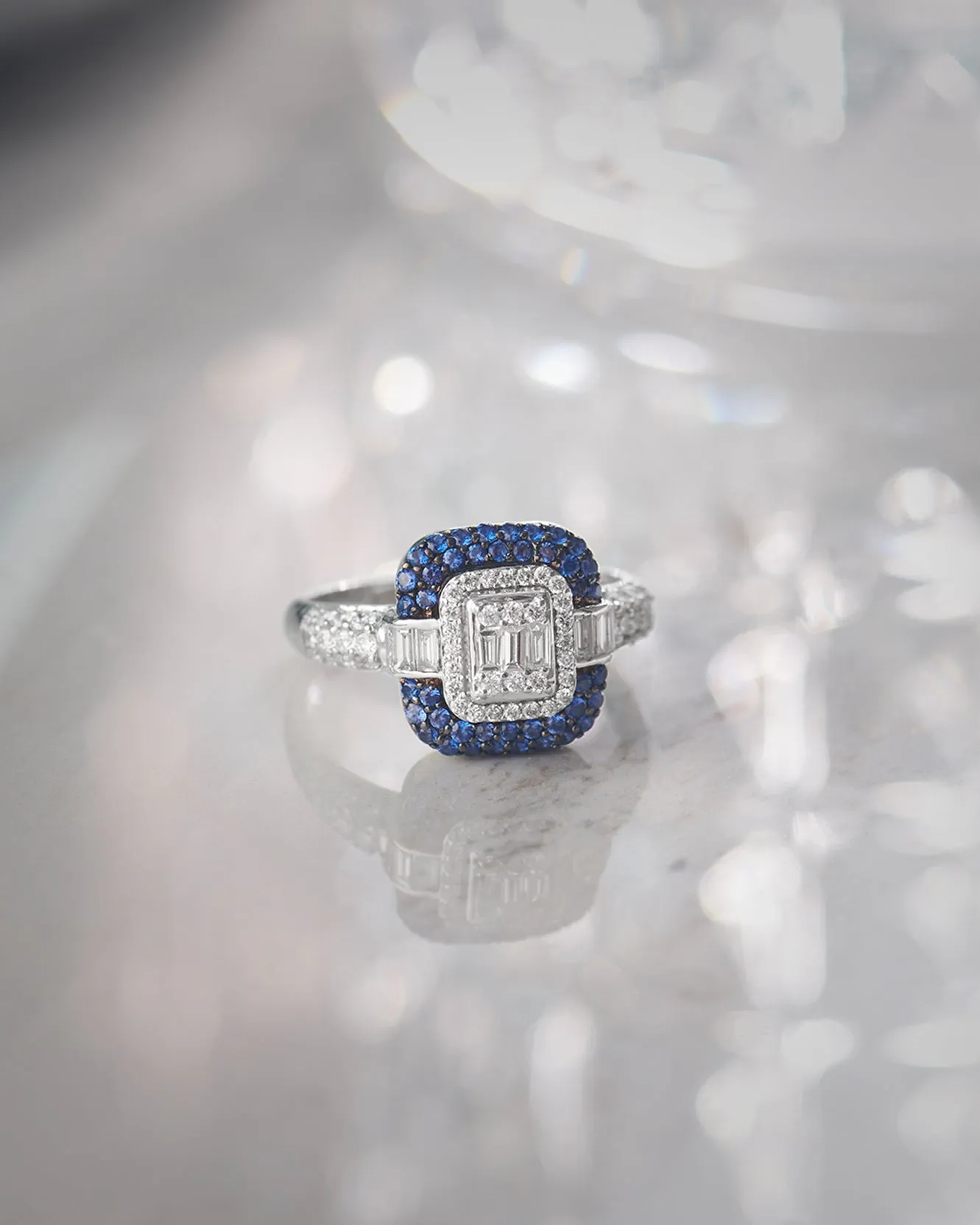 Deco Diamond Ring