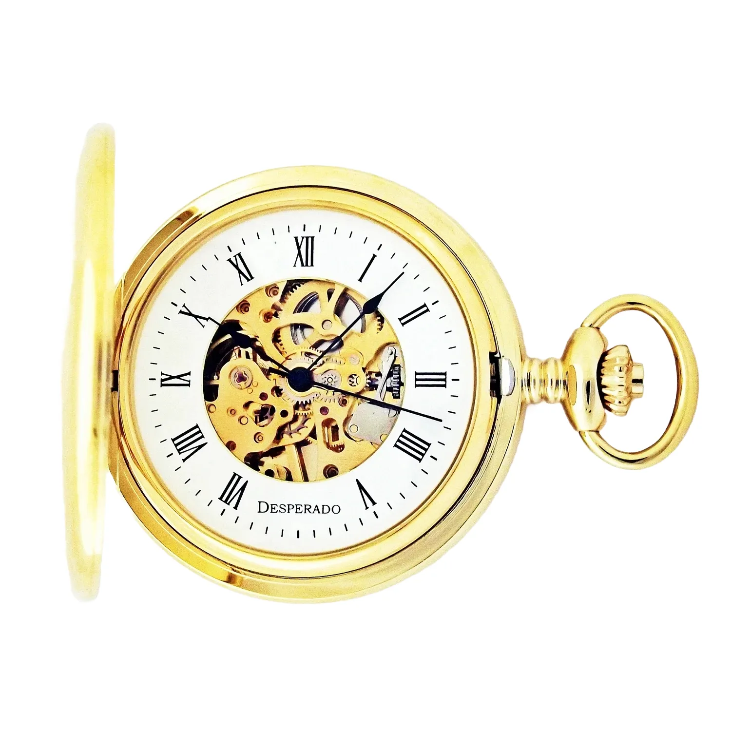 Desperado 729G “Lincoln City” Wind Up Mechanical Pocket Watch