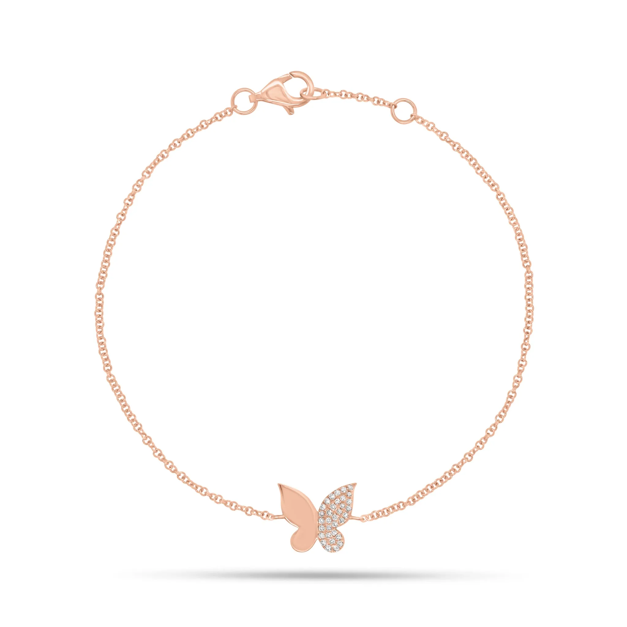 Diamond Wing Butterfly Fashion Bracelet