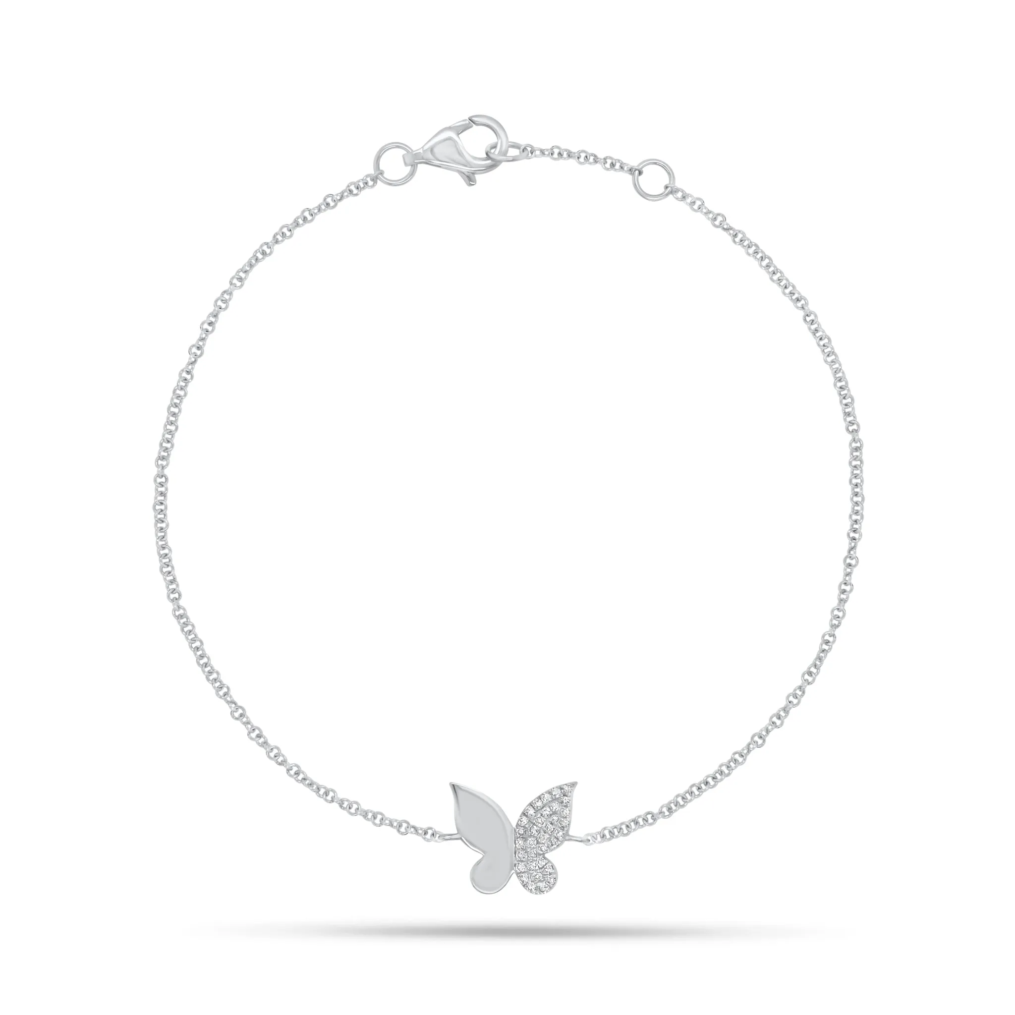 Diamond Wing Butterfly Fashion Bracelet