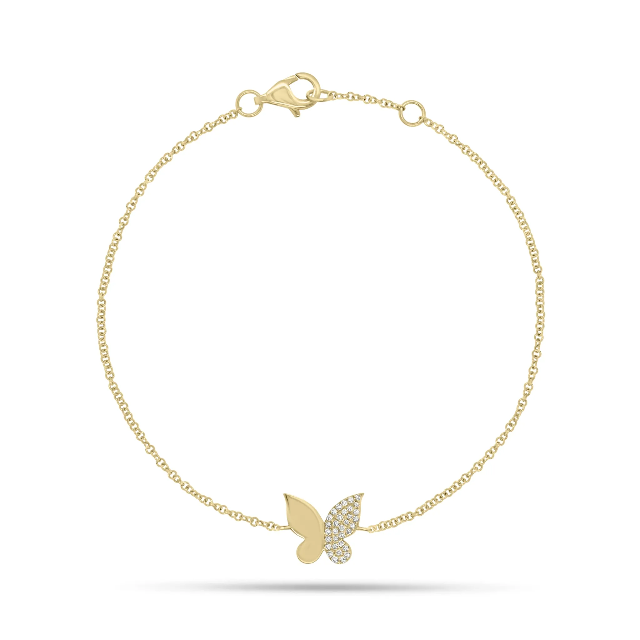 Diamond Wing Butterfly Fashion Bracelet