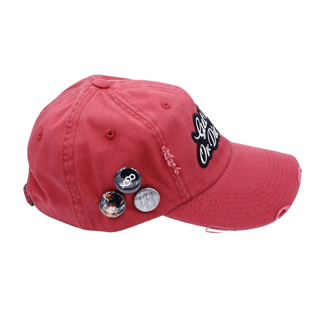 Die Trying Vintage Hip Hop Hat Red