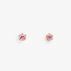 E1901PK | Baby Pink Sapphire Studs