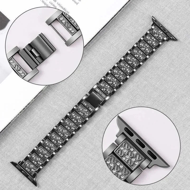 Female Jewelry Chain Watch Strap Bracelet Wrist band suitable for Apple Watch