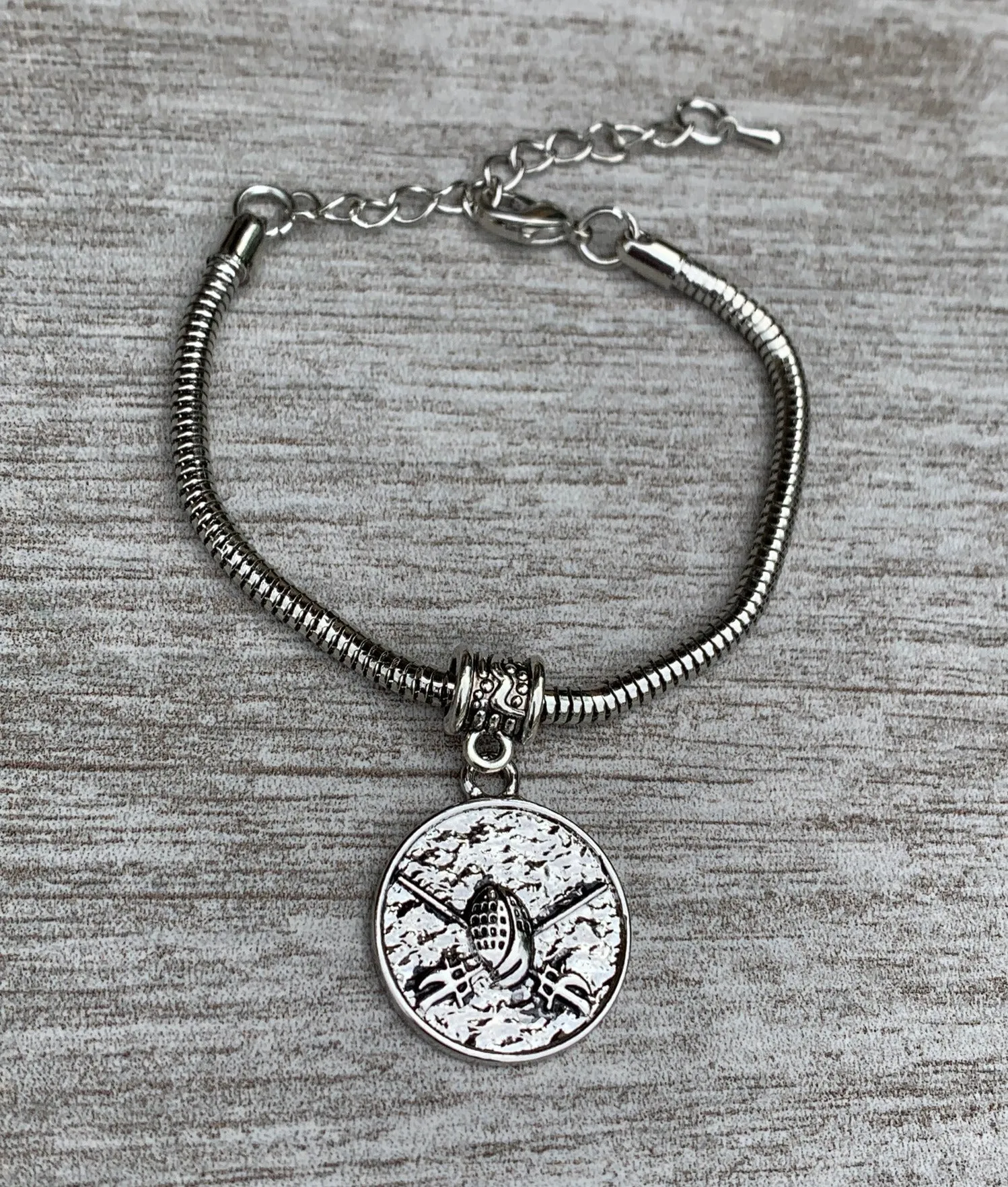 Fencing Charm Bracelet