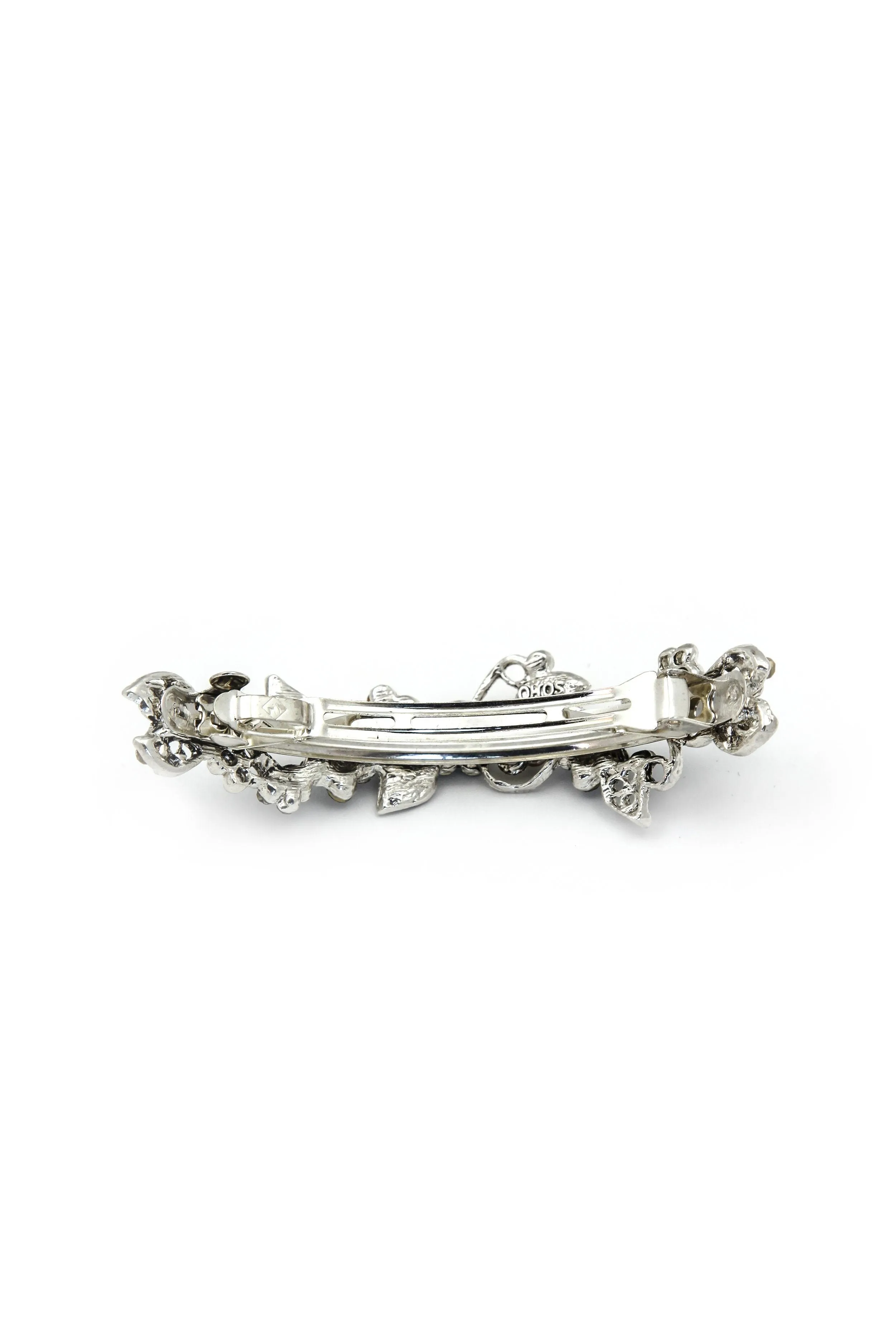 Floral Gardena Crystal Barrette