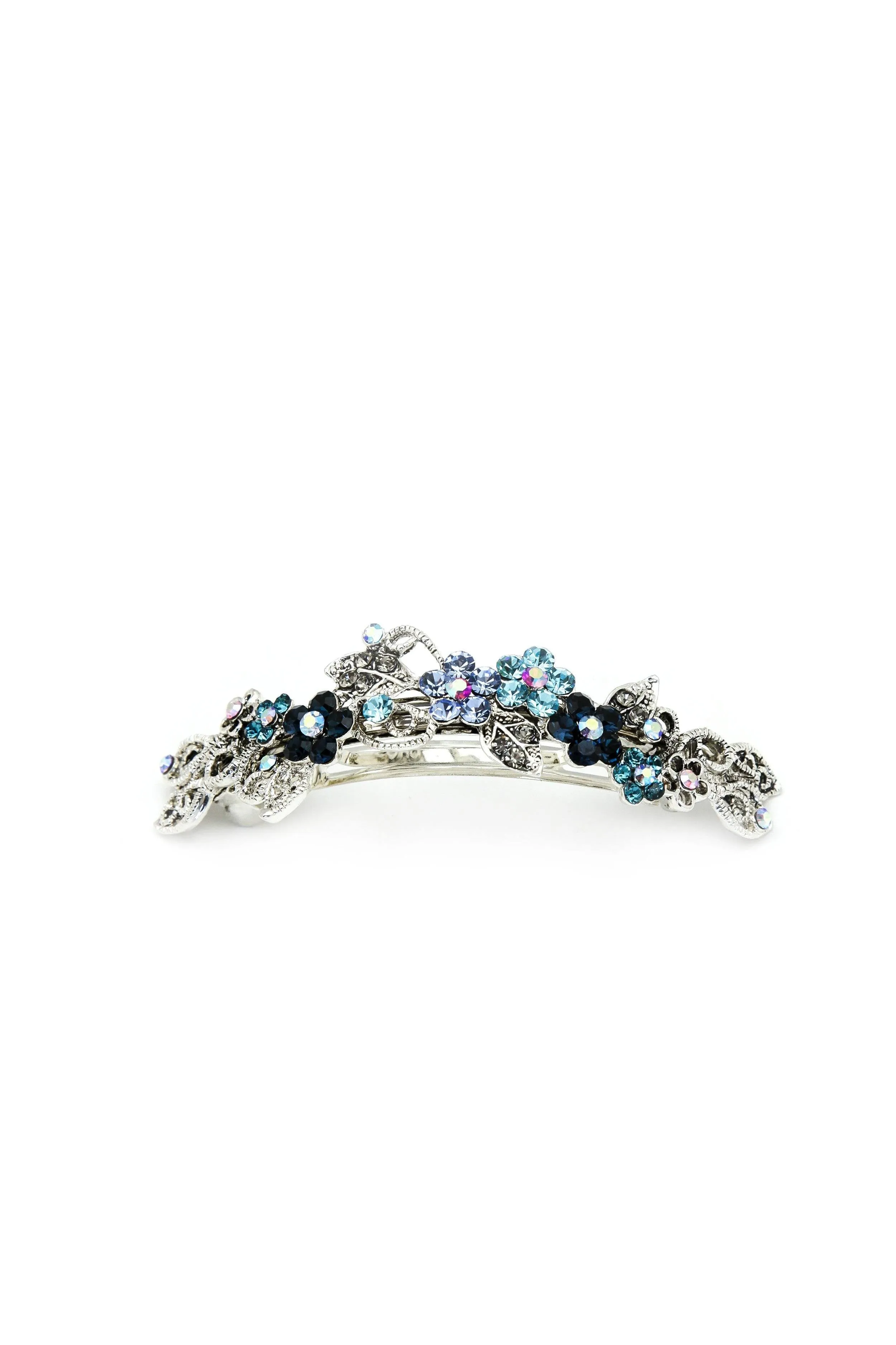 Floral Gardena Crystal Barrette