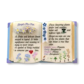 Forget-Me-Not instruction book - Brooch - Set of 4