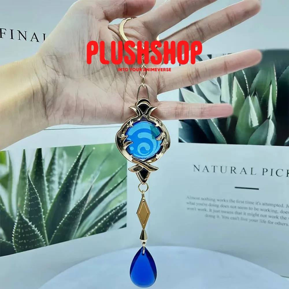 Furina Vision Keychain Brooch Necklace